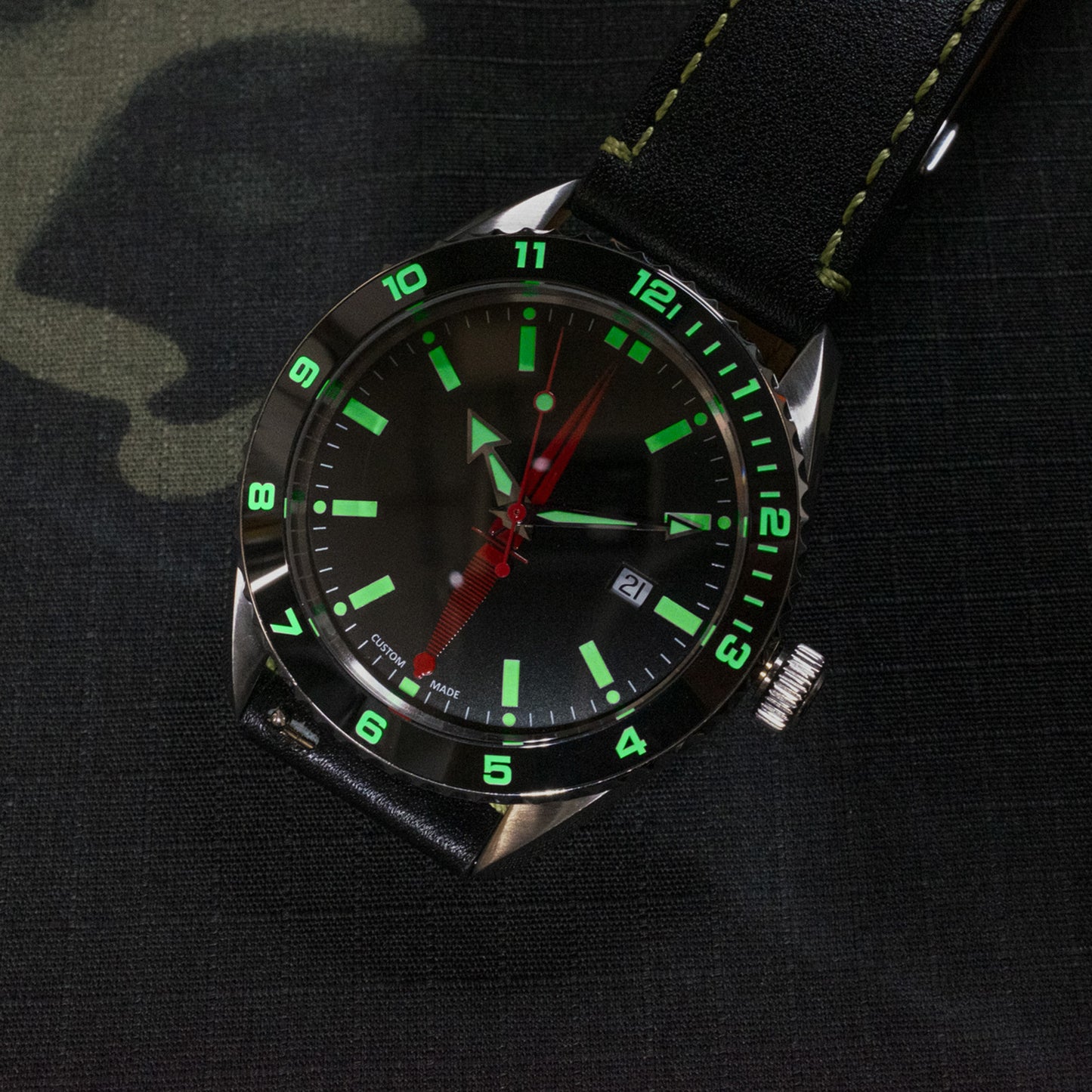 Commando horloge Japanse Automaat